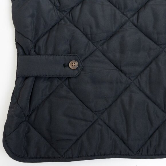 J. Crew Walker Vest Black Quilted Full Zip Lightweight Preppy Medium - Picture 11 of 16